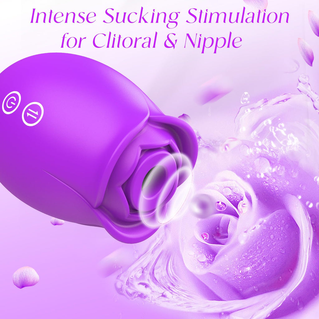Rose Sex Toy Stimulator Sucking Vibrators for Women's Vibrators G Spot