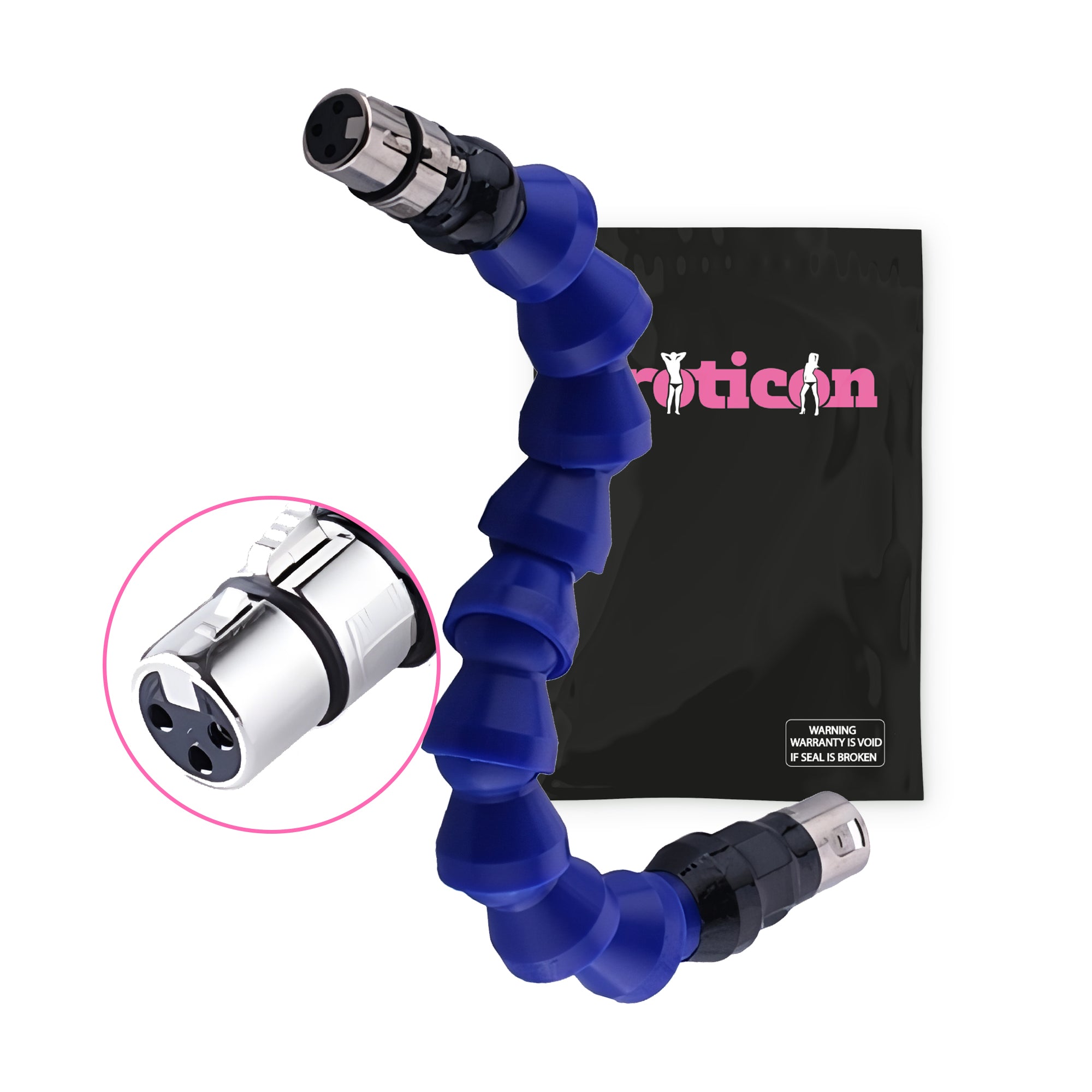 Extension for Sex machine - 29.2cm long - Fully Adjustable - 3XLR