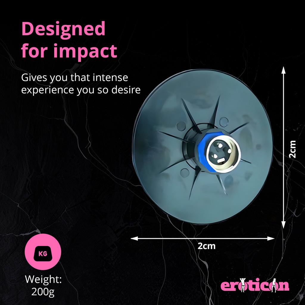 Eroticon - 3XLR to Suction Cup Suction Cup Converter.